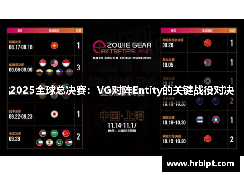 2025全球总决赛：VG对阵Entity的关键战役对决